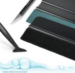 NEWISHTOOL Car Window Tint Installation Kit - Vinyl Wrap Tools With Felt Squeegee, Micro Squeegee, Razor Blade Knife - Image 5
