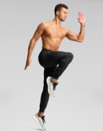Pudolla Men's Lightweight Jogger with Pockets 4-Way Stretch Sweatpants Workout Runing Athletic Track Pants - Image 7