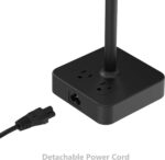 KAFRI Dual Headphone Stand with USB Charger Desk Gaming Double Headset Holder Hanger Rack with 2 USB Charging Port and 2 Outlet - Suitable for Gamer Desktop Table Game Earphone Accessories Gift - Image 8