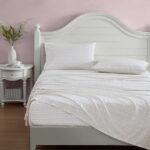 Laura Ashley - Queen Sheets, Cotton Percale Bedding Set, Lightweight & Breathable Home Decor (Evie Pink, Queen) - Image 5