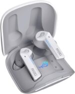 ASUS ROG Cetra True Wireless Gaming Earbuds – Bluetooth, Low-Latency, ANC Noise Cancelling, Touch Control, IPX4 Water Resistant, 27Hr Battery, Wireless Charging, for PC, Mobile, Switch, Ally/X - White - Image 5