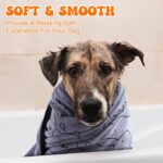 Peryiter 8 Pcs Dog Drying Towels Bulk 55'' x 28'' Pet Grooming Absorbent Microfiber Dog Bath Towels Quick Drying Puppy Bathing Towel for Small Medium Large Cats Pets Bathing Grooming(Colorful) - Image 6