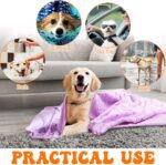 Peryiter 8 Pcs Dog Drying Towels Bulk 55'' x 28'' Pet Grooming Absorbent Microfiber Dog Bath Towels Quick Drying Puppy Bathing Towel for Small Medium Large Cats Pets Bathing Grooming(Colorful) - Image 8