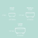 Waggo Uplift Ceramic Dog Bowl for Small Medium and Large Breeds - Heavyweight and Durable Pet Food and Water Dish Crock, Dishwasher Safe, Modern, Elevated Feeder (Black, Medium) - Image 10