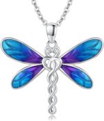 Cuoka 925 Sterling Silver Dragonfly Necklace for Women Elegant Nature Inspired Pendant Jewelry Gift for Birthdays Gifts - Image 8