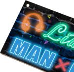 XIULUAN Gaming Room Decor Boys Stuff Kids Game Playroom Decorations Door Signs For Gamer Room Little Man Cave Wall Sign 10x5 Inches, Blue - Image 4