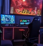 XIULUAN Gaming Room Decor Boys Stuff Kids Game Playroom Decorations Door Signs For Gamer Room Little Man Cave Wall Sign 10x5 Inches, Blue - Image 9