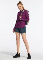 baleaf Women's Long Sleeve Running Shirts Quick Dry Lightweight Pullover Workout Tops Athletic T-Shirts Moisture Wicking - Image 3
