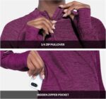 baleaf Women's Long Sleeve Running Shirts Quick Dry Lightweight Pullover Workout Tops Athletic T-Shirts Moisture Wicking - Image 7