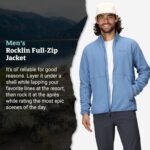 MARMOT Men's Rocklin Full-Zip Jacket - Classic, Warm, Lightweight 100-Weight Fleece Layer - Image 5