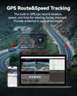 REDTIGER F9 Dash Cam 4K Front and Rear 1080P, WiFi GPS Car Camera with 32GB Card, Dual Dash Camera for Cars, Loop Recording, Night Vision, Parking Mode, Smart App Control, Support 256GB Max - Image 6