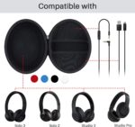 Hard Carry Case Compatible with Beats Studio Pro Studio 3 Solo 4 Solo 3 Solo 2 Noise Cancelling Over-Ear Headphones (Red Case) - Image 4