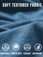 COOFANDY Men's Short Sleeve Henley T-Shirt - Image 5