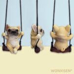 French Bulldog Car Ornament - Mirror Hanging Car Interior Accessory - Image 4