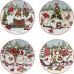 Certified International Christmas Gnomes 16 Piece Dinnerware Set, Service for 4 - Image 4