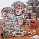 Certified International Christmas Gnomes 16 Piece Dinnerware Set, Service for 4 - Image 7