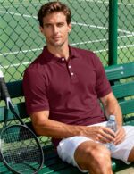 MAGCOMSEN Men's Polo Shirts 3 Buttons Casual Work T Shirts Quick Dry Short Sleeve Golf Shirt Pique Jersey Outdoor Performance - Image 4