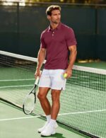 MAGCOMSEN Men's Polo Shirts 3 Buttons Casual Work T Shirts Quick Dry Short Sleeve Golf Shirt Pique Jersey Outdoor Performance - Image 5