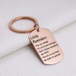 Little Reminders Keychain, Mental Health Gift, You Are Enough Key, Daily Affirmation Inspiration Uplifting Quotes, Self Love - Image 3