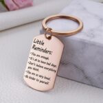 Little Reminders Keychain, Mental Health Gift, You Are Enough Key, Daily Affirmation Inspiration Uplifting Quotes, Self Love - Image 5