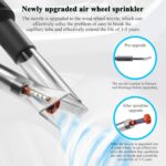 2IN1 Car Interior Detailing Air Blow Gun & vacunm Gun with Adjustable Air Flow Nozzle,Cleaning Gun Quickly Blasts Dirt and Dust from Surface Works with Air Compressor(Upgrade Rotate Tube) Blue - Image 7