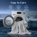 Dream Valley® Queen Comforter, Ultra-Soft & Cozy Down Alternative Comforter with NASA-Inspired Outlast® Technology, Temperature Regulating All-Season Lightweight Blanket, Grey, 90"x90" - Image 9