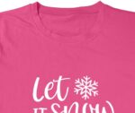 Christmas Shirts for Women Let It Snow Shirt Xmas Holiday Tshirt Cute Snowflake Print Tees Tops - Image 5