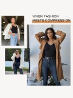 SHAPERX Women's Seamless Shapewear Bodysuit Tummy Control Body Shaper Waist Snatching Body Suit - Image 4