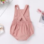 FYMNSI Unisex Baby Boy Girl Corduroy Romper Bubble Bodysuit Infant Backless Overalls 1st Birthday Halloween Christmas Outfit - Image 5