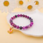 PARTNER Good Luck Gifts for Women Funny Koi 𝐁𝐫𝐚𝐜𝐞𝐥𝐞𝐭𝐬 𝐟𝐨𝐫 𝐖𝐨𝐦𝐞𝐧 Interesting Koi Gifts Animal and Fish Gifts for Women Natural Stone Beaded Jewelry for Women - Image 4
