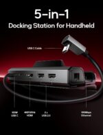 JSAUX Upgraded Docking Station 4K@120Hz for Steam Deck OLED/ROG Ally X/Legion Go/MSI Claw, 5-in-1 Steam Deck Dock with HDMI 2.1, 100Mbps Ethernet, USB 2.0 and 100W Charge for Steam Deck LCD-HB0602 - Image 3