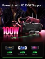 JSAUX Upgraded Docking Station 4K@120Hz for Steam Deck OLED/ROG Ally X/Legion Go/MSI Claw, 5-in-1 Steam Deck Dock with HDMI 2.1, 100Mbps Ethernet, USB 2.0 and 100W Charge for Steam Deck LCD-HB0602 - Image 7