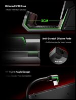 JSAUX Upgraded Docking Station 4K@120Hz for Steam Deck OLED/ROG Ally X/Legion Go/MSI Claw, 5-in-1 Steam Deck Dock with HDMI 2.1, 100Mbps Ethernet, USB 2.0 and 100W Charge for Steam Deck LCD-HB0602 - Image 8