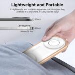 3 in 1 Fast Wireless Charger Stand for iPhone, Foldable Travel Charging Station for Magsafe for iPhone 17/Air/16/15/14/13/12 Series, Apple Watch Series, AirPods pro/2/3/4, Gifts for Women Men (Golden) - Image 5