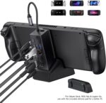 JSAUX Docking Station for ROG Xbox Ally X (2025)/ROG Ally X/ROG Ally/Steam Deck/Legion Go/Legion Go S, 6-in-1 Dock with HDMI 4K@120Hz, Gigabit Ethernet, USB A & USB C 3.2 Gen 1, 100W Charging - HB0609 - Image 3