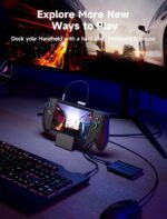 JSAUX Docking Station for ROG Xbox Ally X (2025)/ROG Ally X/ROG Ally/Steam Deck/Legion Go/Legion Go S, 6-in-1 Dock with HDMI 4K@120Hz, Gigabit Ethernet, USB A & USB C 3.2 Gen 1, 100W Charging - HB0609 - Image 6