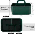 Tiawudi 2 Pack Caddy Organizer with Handle, Portable Plastic Caddy, Storage Organization for Cleaning, Bath, Makeup, Art, Craft, Stationery, Classroom and Office, Tote Organizer - Image 4