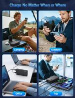 Portable Charger Power Bank, 56800mAh Portable Power Bank, PD 22.5 W Fast Charging Large Capacity Battery Pack for Travel Camping Essential Compatible with iPhone 17/16/15/14/13 Series, iPad-Black - Image 8