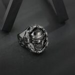 Skull Rings for Men - Punk Skeleton Biker Rings for Men - Premium Stainless Steel - Image 4