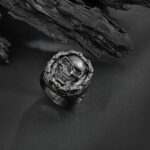 Skull Rings for Men - Punk Skeleton Biker Rings for Men - Premium Stainless Steel - Image 5