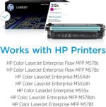 HP 212A Magenta Toner Cartridge Printers | Works with Color LaserJet Enterprise M554, M555 Series; Color LaserJet Enterprise MFP M578 Series | W2123A - Image 3