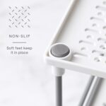 YouCopia UpSpace Cabinet Box Organizer, Adjustable Kitchen and Pantry Shelf for Plastic Wrap and Foil Storage, Extra Large, White - Image 4