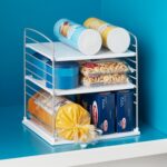 YouCopia UpSpace Cabinet Box Organizer, Adjustable Kitchen and Pantry Shelf for Plastic Wrap and Foil Storage, Extra Large, White - Image 8