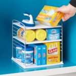 YouCopia UpSpace Cabinet Box Organizer, Adjustable Kitchen and Pantry Shelf for Plastic Wrap and Foil Storage, Extra Large, White - Image 9