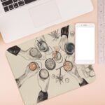 Cheers! Party Time Drinking Toast Mouse Pad - Fun Office & Home Desk Accessory, Non-Slip Base, Smooth Surface, Stitched Edge, Funny Gift for Friends, Coworkers, Him & Her Office Party Gifts10.2x8.2 - Image 3