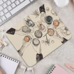 Cheers! Party Time Drinking Toast Mouse Pad - Fun Office & Home Desk Accessory, Non-Slip Base, Smooth Surface, Stitched Edge, Funny Gift for Friends, Coworkers, Him & Her Office Party Gifts10.2x8.2 - Image 6