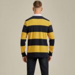 Mens Polo Shirts Striped Cotton Moisture Wicking Classic Collared Casual Golf Shirts for Men - Image 4