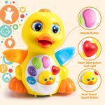 JOYIN Baby Toys Duck, Infant Dancing Crawling Musical Toys 18+ Months, Tummy Time Light Up Learning Duck with Music & Lights, Baby Easter Basket Stuffers Gifts - Image 4