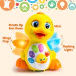 JOYIN Baby Toys Duck, Infant Dancing Crawling Musical Toys 18+ Months, Tummy Time Light Up Learning Duck with Music & Lights, Baby Easter Basket Stuffers Gifts - Image 5