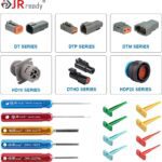 JRready ST5236 Deutsch Pin Extractor Tool for 16#12#20# Solid/Stamped Contacts 10-22 AWG, Terminal Removal Tool Kit with Steel DRK-RT1 for Deutsch DT,DTM,DTP Series Connector 13PCS - Image 8